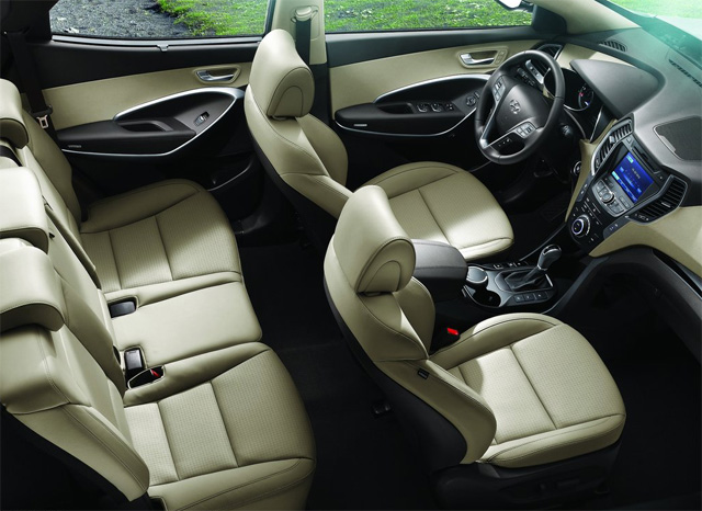 Фото салона Hyundai Santa Fe 2013 Фото салона Hyundai Santa Fe 2013