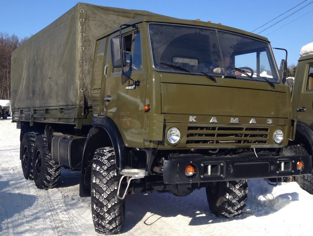 Сборная модель камаз 4310