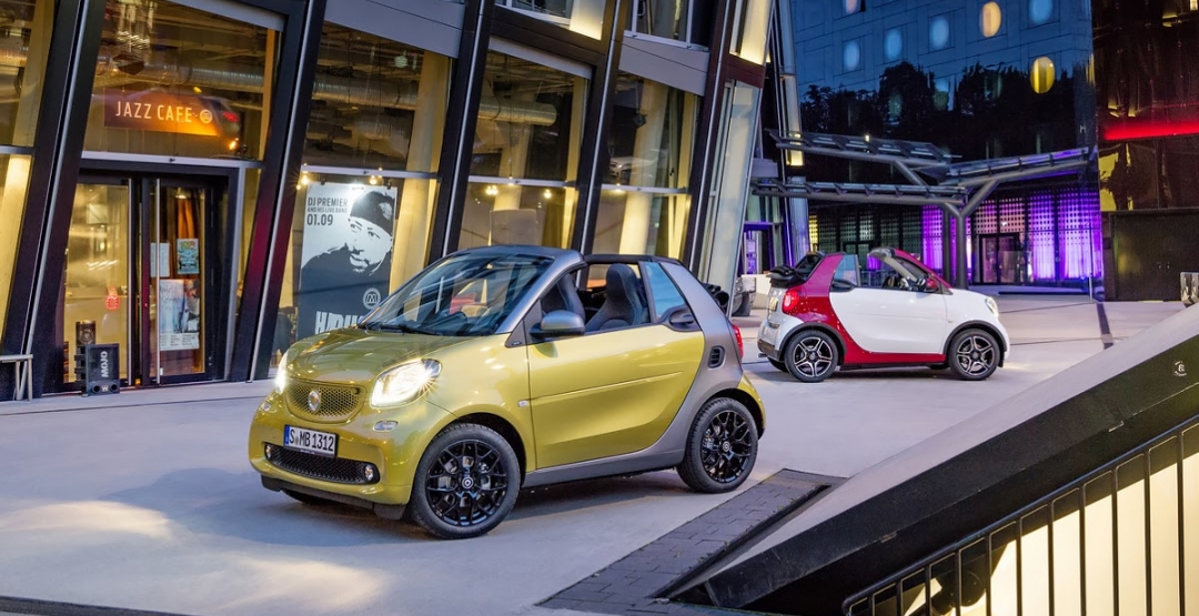 Russian smart. Smart Fortwo Cabrio багажник.