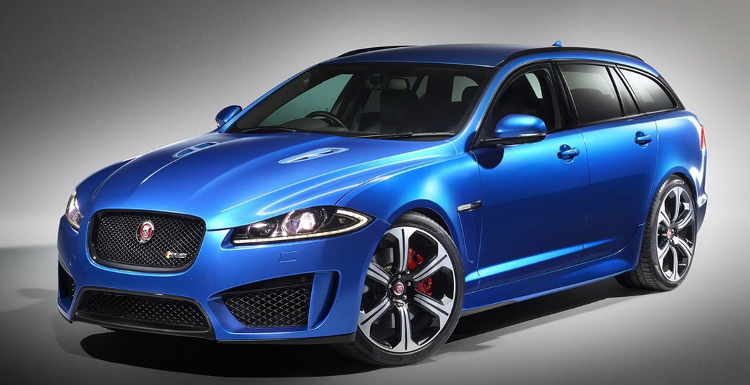 Jaguar XFR Blue