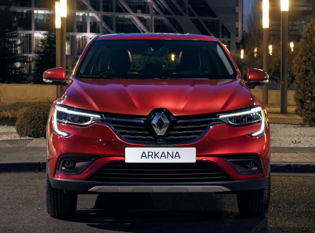 Купеобразный Renault Arkana 2020 - турбомотор, полный привод и богатые комплектации менее чем за 1,5 миллиона