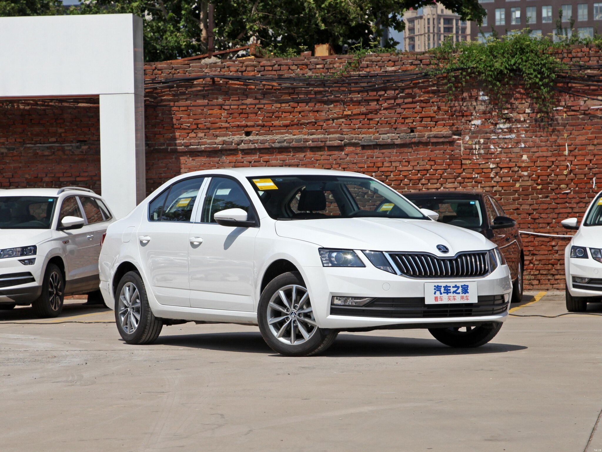 Skoda Octavia 2021 белая