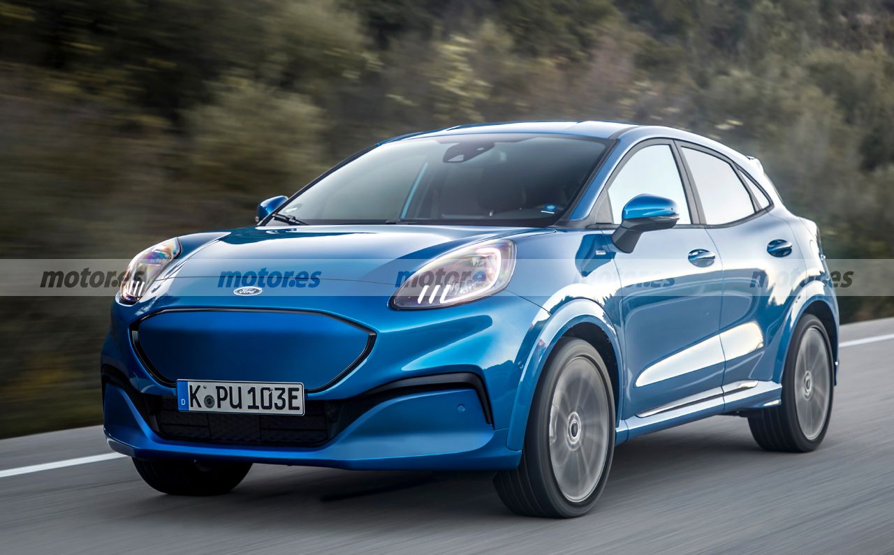 Ford Puma E 2024 года: опубликован первый рендер