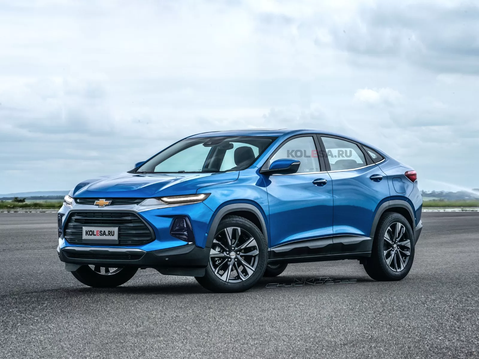 Chevrolet Tracker 2023: первые фото купейной новинки