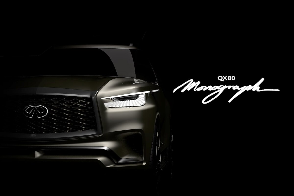 Infiniti QX80 Monograph 2024 года показан на первом тизере