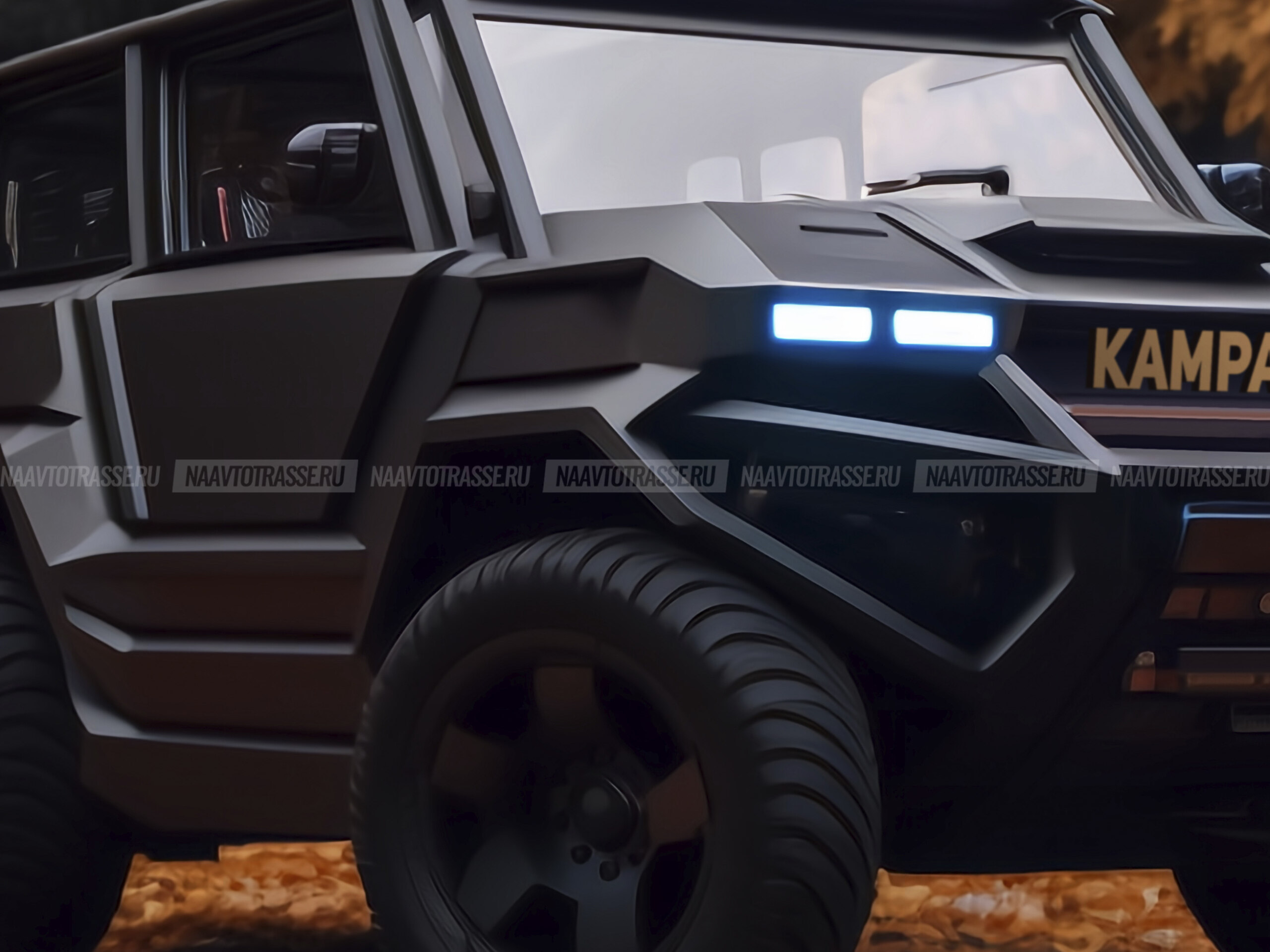 The new SUV UAZ-3151 “Kamrad” 2023-2024 is presented in the preliminary photos.  He instead of “Hunter”?