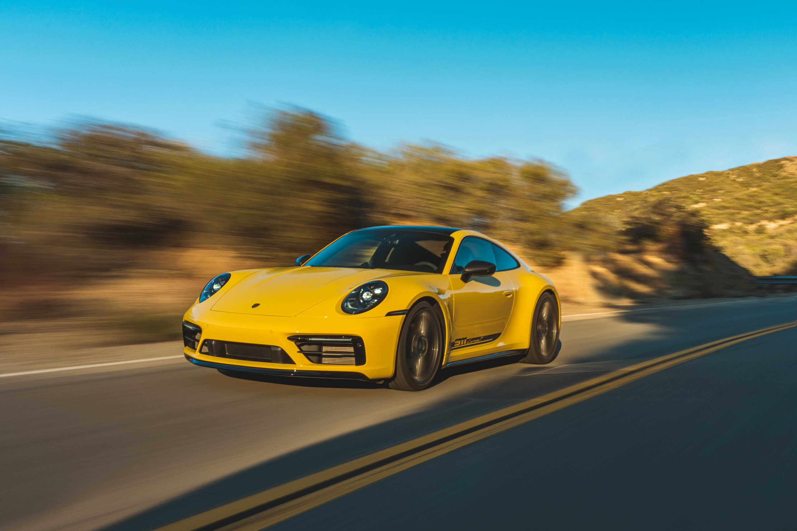 Porsche 911 Carrera Yellow