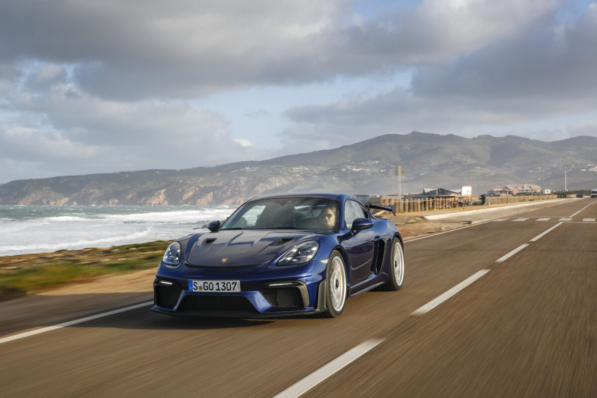 Porsche Cayman s Blue