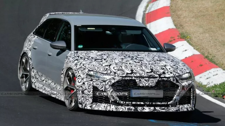 Audi RS6 GT 2025 года: новый универсал вышел на дорожные тесты