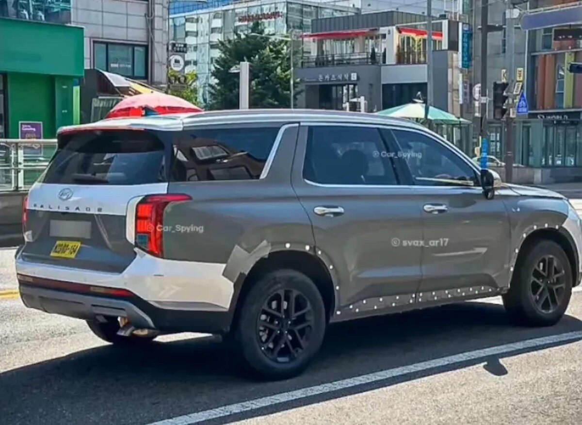 Hyundai Palisade 2025 года нового поколения показан на первых фото