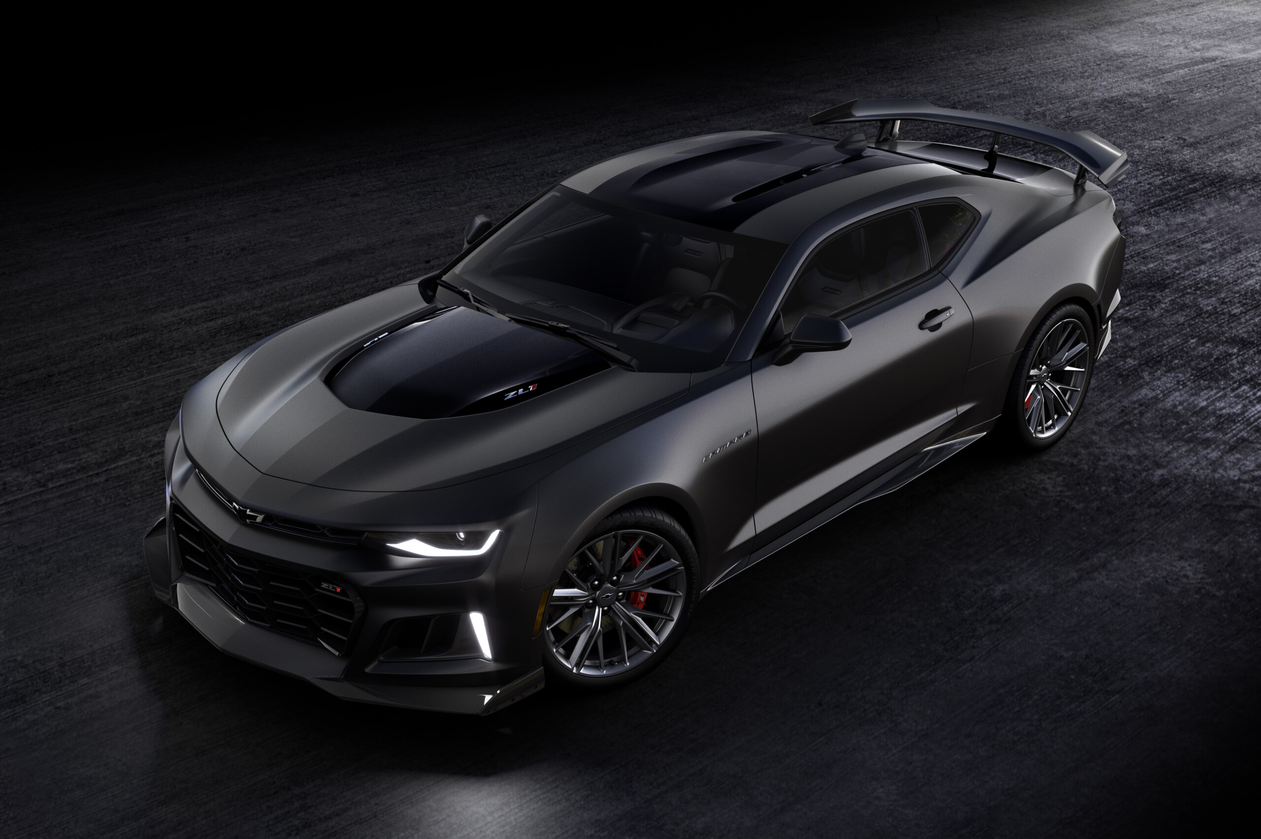 Chevrolet Camaro zl1 матовый черный