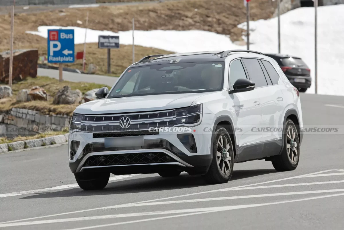 Volkswagen Atlas 2026 года раскрыт на фото без камуфляжа