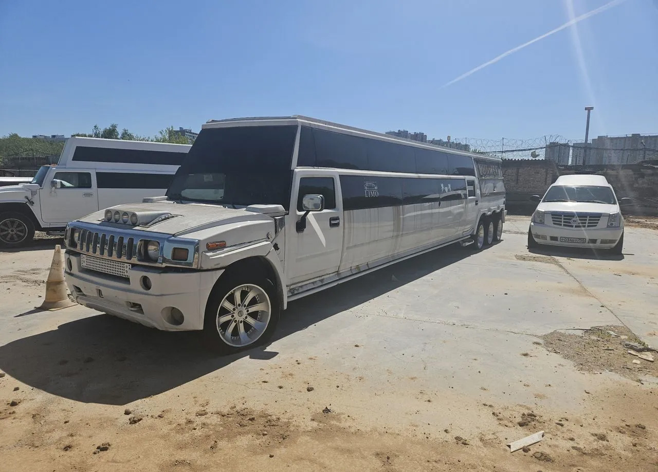 Hummer h2 Limousine синий