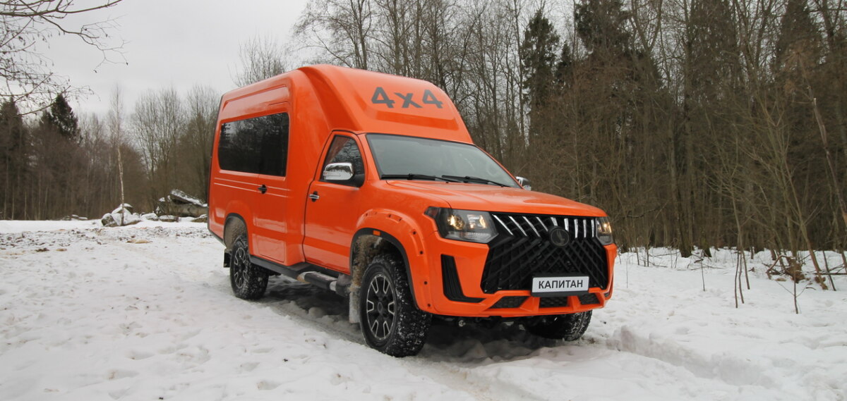 Компания «Промтех» представила грузопассажирский Kapitan 4×4, построенный на базе модели Lada