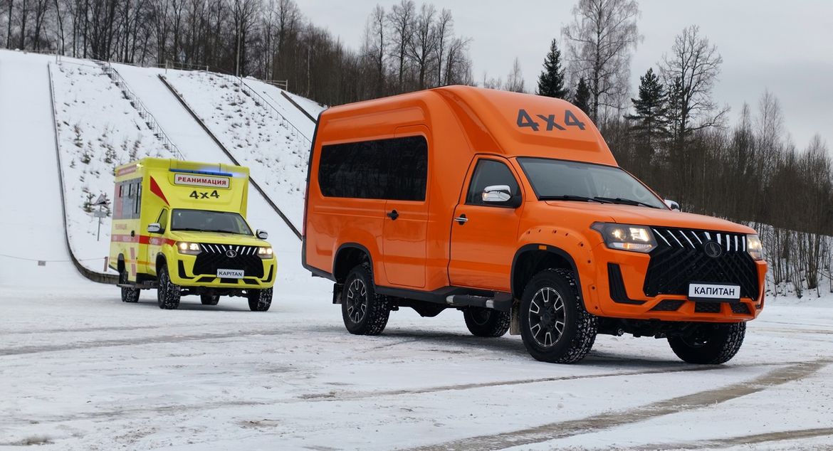 Компания «Промтех» представила грузопассажирский Kapitan 4×4, построенный на базе модели Lada