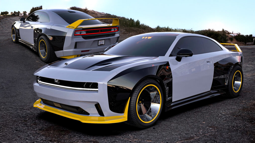 Dodge Charger Daytona получил широкофюзеляжный комплект с деталями из углеродного волокна