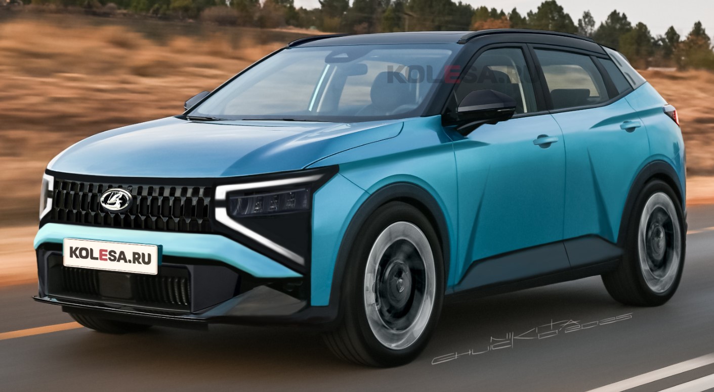Кроссовер Lada B-Cross раскрыт на независимых рендерах: новинка не похожа на «китайцев»