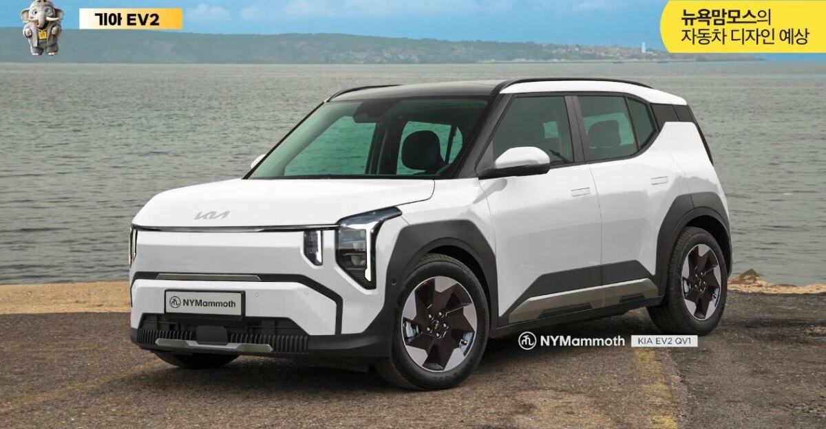 Новейший KIA EV2 полностью рассекретили за год до официального дебюта: опубликовано фото