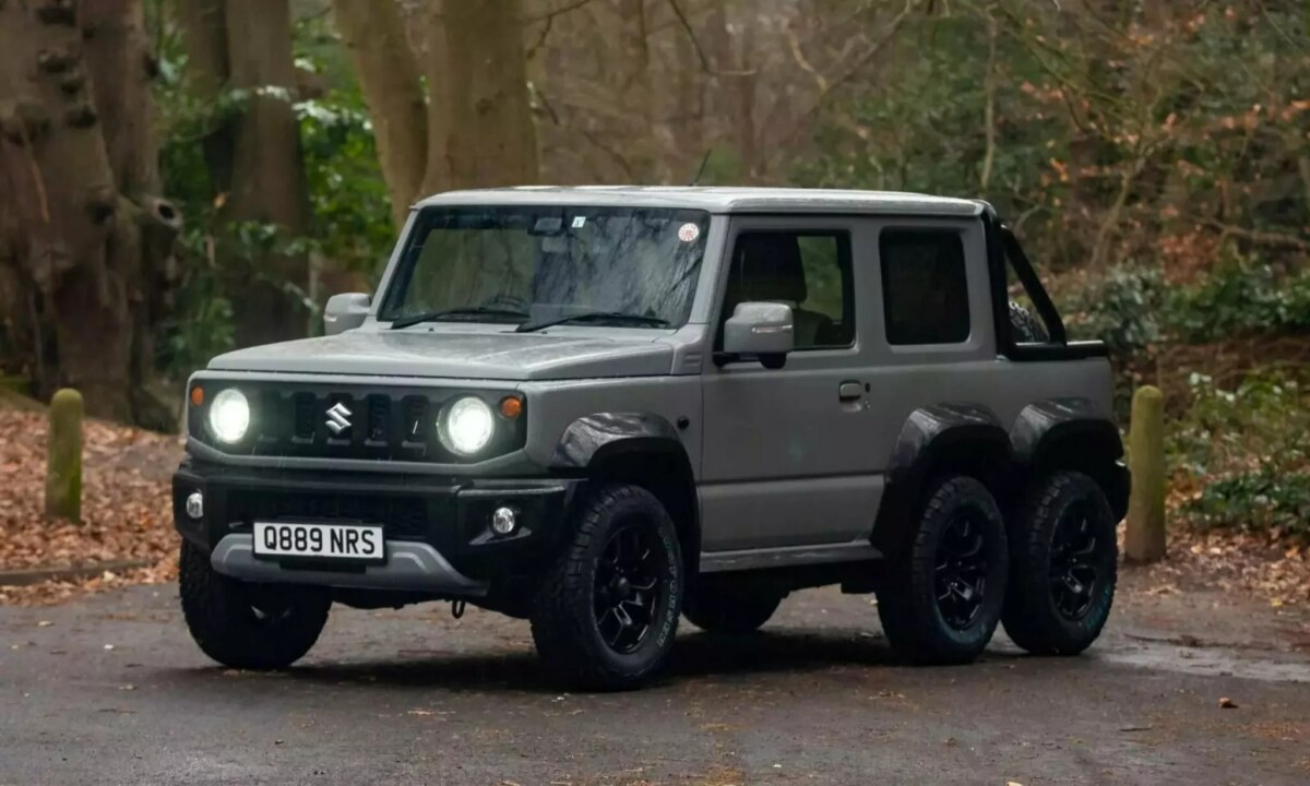 На продажу выставили уникальный Suzuki Jimny 6х4: он в 20 раз дешевле Mercedes G63 AMG 6х6