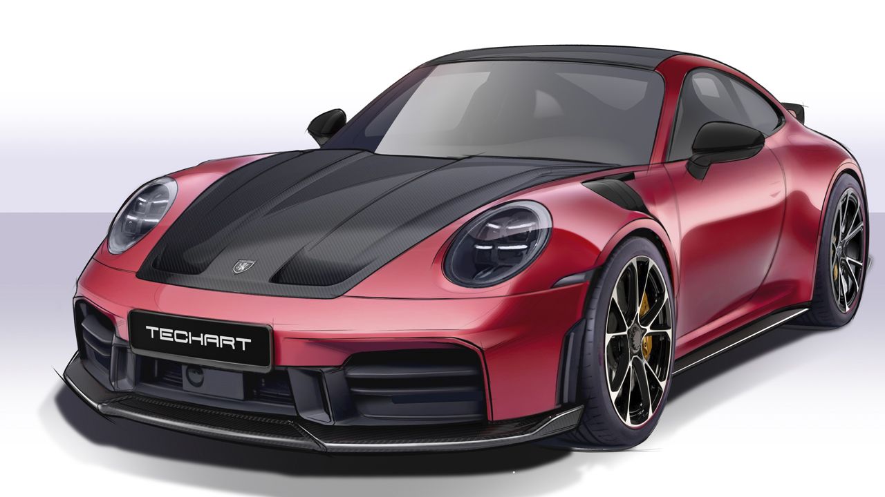 Новый Porsche 911 2025 многим показался «скучным» — TechArt уже исправил эту проблему