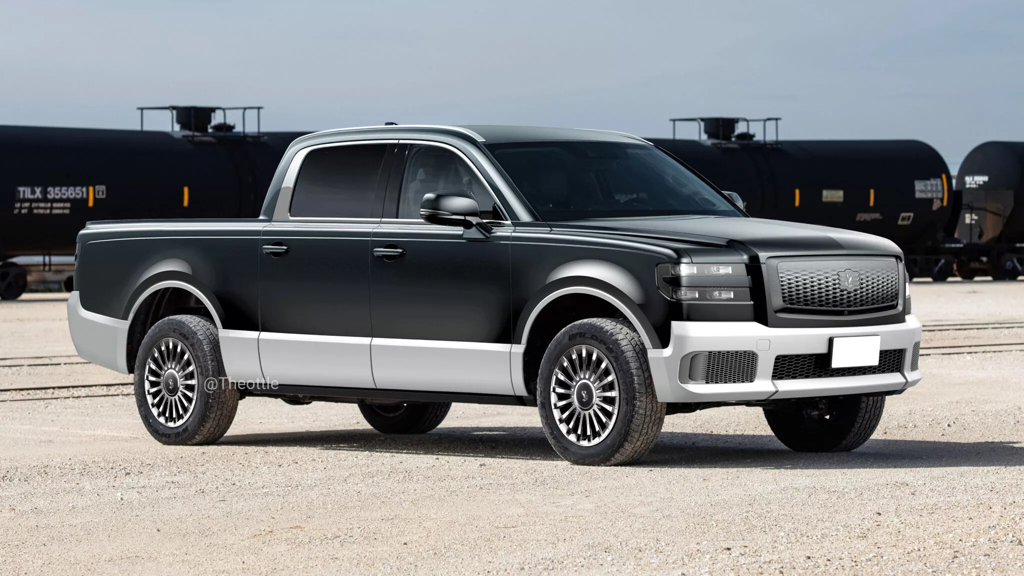 Японский ответ Rolls-Royce Cullinan превратился в пикап: первое фото Toyota Century в новом кузове